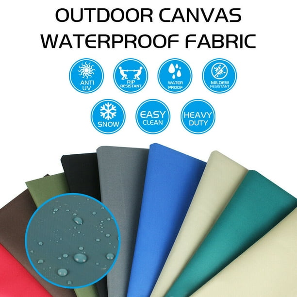 Waterproof Canvas Fabric Heavy Duty Outdoor 60Inches Patio Awning ...