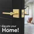 thumbnail image 4 of Mega Handles | Prime Entry Door Lever | Satin Brass, 4 of 4