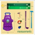 thumbnail image 2 of Toyvelt / Kids Golf Club Set with Golf Cart / Purple, 2 of 5