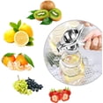 thumbnail image 2 of Jinsinto Lemon Squeezer - Manual Citrus Squeezer Juicer with Silicone Handle (Black), 2 of 5
