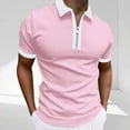 thumbnail image 1 of pstuiky Camisa de manga corta para hombre, Camiseta informal de verano para hombre, de color liso, con mangas cortas irregulares y cuello redondo camisas casuales para hombre m, 1 of 6