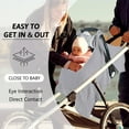 thumbnail image 6 of Beavtaens Baby Car Seat Cover, Muslin Infant Carseat Cover, with Breathable Mesh Peep Window, 6 of 7