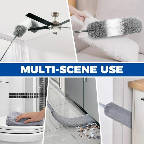 Dusters For Cleaning, Retractable Microfiber Gap Dust Cleaner With