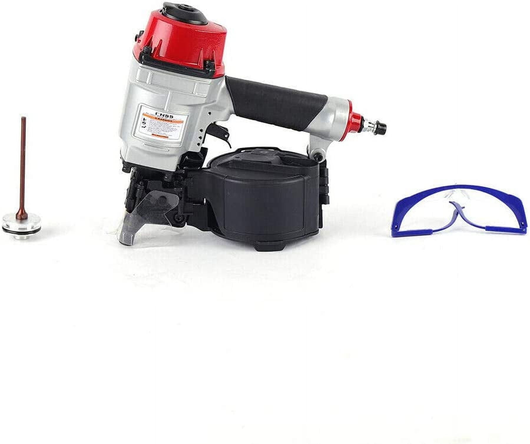 Miumaeov Coil Nailer Pneumatic CN55 Air Nail Gun Suit for Wooden Furniture Fences Plywood