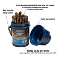 thumbnail image 2 of Century Drill & Tool 26529 29 Piece Pro Grade Cobalt Drill Bit Set, 1/16" To 1/2", 135 Degree Quick-Cut, M35 Steel, 2 of 4