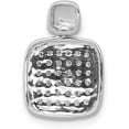 thumbnail image 3 of Avariah 14k White Gold 1/4ct. Diamond Fancy Square Pendant Natural Diamonds, 3 of 5