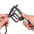 thumbnail image 3 of Vernier Caliper Caliper Plastic Digital Caliper With Extra Large Lcd Screen For Measuring Inside Outside Depth Steps Silver, 3 of 8