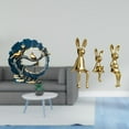 thumbnail image 2 of figurita de chuchería,Adorno,figura,artesanía,escultura,estatua de amor,Escultura de figura,Estatua sentada Figura Escultura Adorno,Estatuas de conejos en miniatura para decoración de, 2 of 8