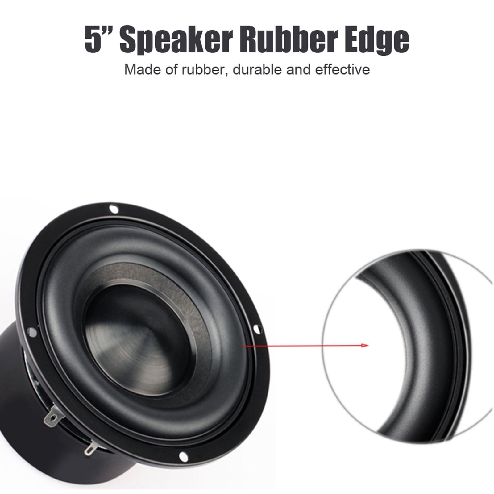 10pcs 2.5 Inch Speaker Foam Edge Surround Repair Kit - Universal Fit For HiFi Speakers