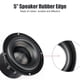 thumbnail image 4 of Borde De Goma De Altavoz De , Pieza De Reparación De Woofer De 5 Pulgadas/4 Pulgadas, Piezas De Reparación De Woofer, Reemplazo De Reparación De Borde De Espuma De Subwoofer, 4 of 8