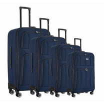 Grace Soft side Lightweight Expandable with 360° Dual Spinning Wheels and Combo Lock – Includes 32", 28", 24", 20" 4-Piece Luggage Set