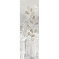 thumbnail image 2 of Northern Lights 7x14 White Modern Wood Framed Museum Art Print Titled - Golden Forest panel IV, 2 of 4