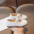 thumbnail image 5 of Wdgfv Girls Kids Mary Jane Elegant Ballet Flats White 22, 5 of 7