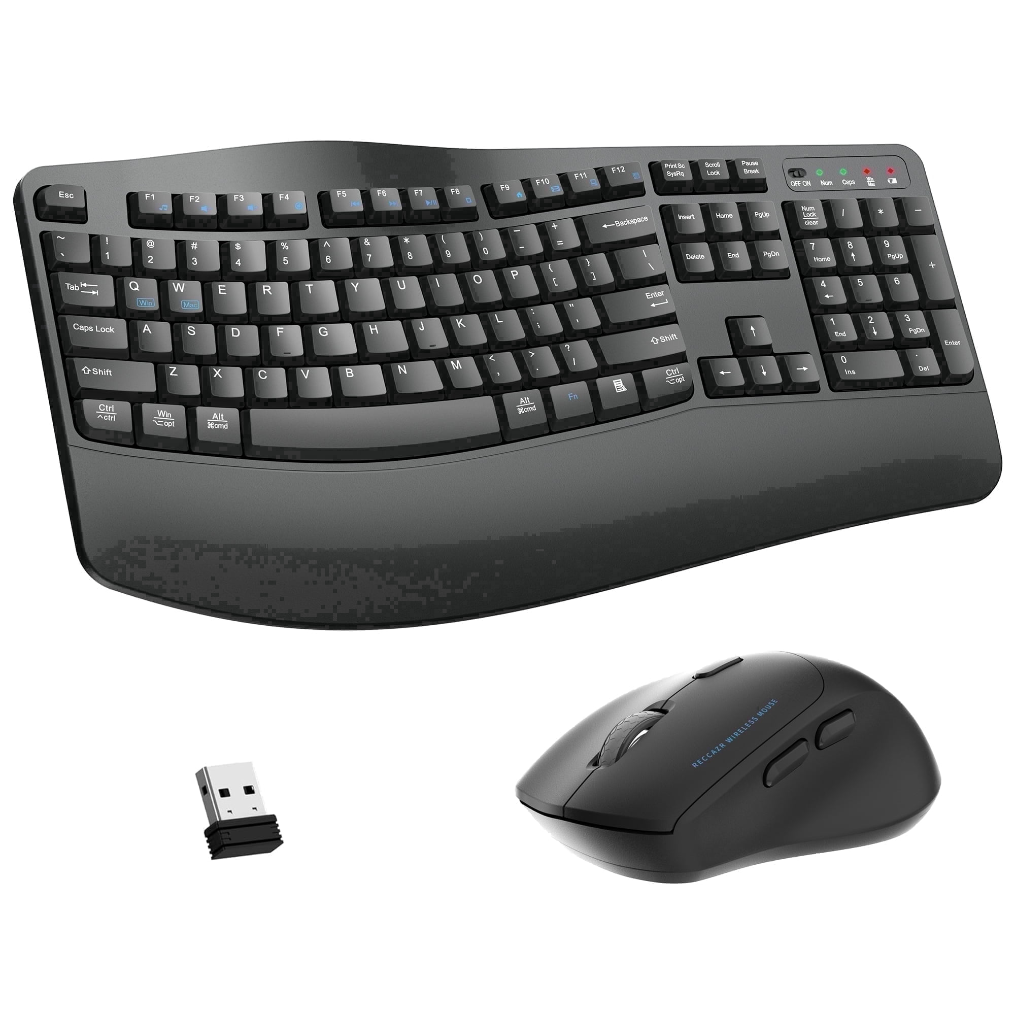 HP Pavilion Wireless Keyboard and Mouse 800, Swiss combo black