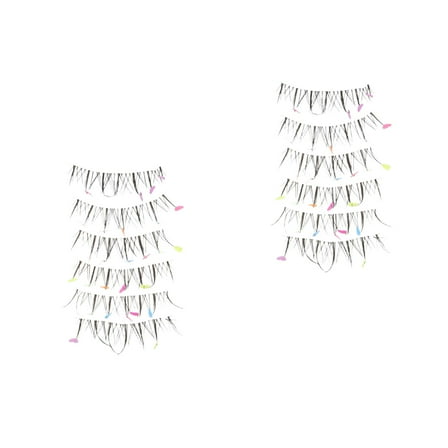 Masteelf 2 Boxes   Heart-Shaped Fake Eyelashes For  Halloween And Party Makeup Natural-Looking False Lashes For Performances And Events