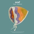 thumbnail image 3 of SUNSIOM Foulard Tricoté au Crochet pour Femmes, Bandeau Triangle Coloré Accessoires de Mode, 3 of 8