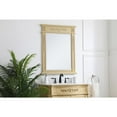 thumbnail image 5 of Elegant Decor Wood Frame Mirror 28 Inch X 36 Inch In Light Antique Beige, 5 of 6