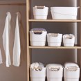 thumbnail image 3 of Bangcool Kitchen Storage Bin Hand-held Plastic Closet Shelf Basket Storage Organizer Bin, 3 of 10