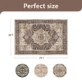 thumbnail image 4 of SIXHOME 5'x7' Eastern Classic Area Rug Washable Distressed Carpet Vintage Medallion Rugs for Living Room Bedroom Kitchen Dining Room Retro Neutral Home Decor Brown, 4 of 8