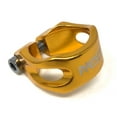 thumbnail image 2 of AEST Anodized Aluminum Alloy Bike Seat Saddle Clamp in 31.8mm and 34.9mm (34.9mm, Gold), 2 of 5