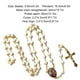 thumbnail image 3 of Collar Sonducket largo perla simulada católico rosario crucifijo, 3 of 6
