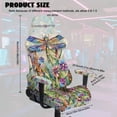 thumbnail image 4 of TSOVTHRID Dragonfly Floral Oil Painting Print Gaming Chair Covers Slipcovers Set of 4 Stretchy Gaming Chair Cover Set Anti-Dust Office Desk Chair Cover with Armrest Covers, 4 of 7