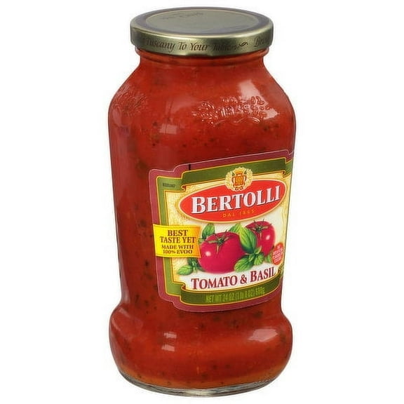2 Pack - Bertolli Pasta Sauce Tomato & Basil 24 oz Package May Vary