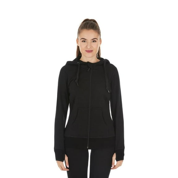 Women's Brushed Merino Wool Full-Zip Hoodie - Heavyweight
