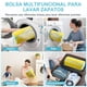 thumbnail image 2 of 2 Piezas Bolsa de Lavado de Zapatos, Bolsa para Lavar Tenis en Lavadora, Bolsas para Zapatos Reutilizable con 2 Arbol de Hormas para Zapatos Ajustable, para Zapatos de Gimnasio, Tenis (Amarillo), 2 of 7