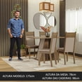 thumbnail image 4 of Juego de Comedor Madesa Angel con 4 Sillas color Crema y Beige, 4 of 5