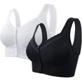 thumbnail image 1 of Urintroduce Bra, Emily Charm Bra, Moona Bra para personas mayores, sujetador transpirable con cierre frontal para personas mayores, sujetadores con cierre frontal, 1 of 7