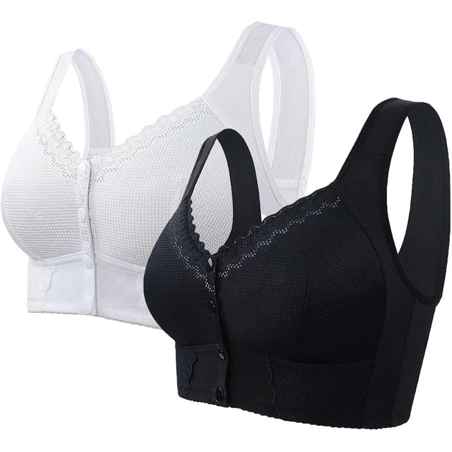 Urintroduce Bra, Emily Charm Bra, Moona Bra para personas mayores, sujetador transpirable con cierre frontal para personas mayores, sujetadores con cierre frontal