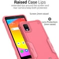 thumbnail image 4 of CoverON For TCL ION Z Phone Case, Military Grade Heavy Duty Rugged Cover Grip, Pink, 4 of 9