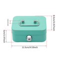 thumbnail image 2 of Locked Piggy Bank Durable Metal Money Box Coin Saving Box Coin Storage Bank With Coin Slot Kids Birthday Gift, 2 of 5