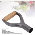 thumbnail image 3 of HELIAHO Shovel D Grip Handle, 1.22in ID Reusable Spade Handle D Grip Handle Shovel Replacement Handle with Wooden Grip, Metal Shovel Replacement Handle for Garden Digging Raking Tool CJ911-69464, 3 of 9