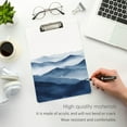 thumbnail image 3 of FORMRS Acrylic Clipboard with Low Profile Clip Standard A4 Letter Size, 12.5" x 9", Watercolor Mountains, 3 of 8
