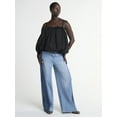 thumbnail image 2 of Scoop Women’s Bubble Hem Tube Top, Sizes XS-XXL, 2 of 4