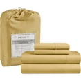 thumbnail image 1 of GFDYREE King Size Sheets Set - 450 Thread Count 100% Cotton King Sheet Set,4 Pc King Bed Sheets, King Sheets Cooling, Breathable King Size Bed Sheets, Deep Pocket King Sheets - Cocoon, 1 of 7