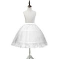 thumbnail image 2 of Falda de crinolina para niños, falda interior deslizante para boda, falda tutú de cintura elástica, enagua para disfraz de fiesta de cumpleaños, 2 of 8