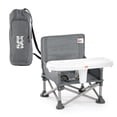 thumbnail image 1 of Bright Starts Pop 'N Sit - Elevador port&aacute;til para uso en interiores y exteriores, asiento de piso con charola de alimentaci&oacute;n, gris, 6 Mos - 3 a&ntilde;os, 1 of 9