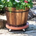 thumbnail image 2 of DeVault 16-Inch Plant Dolly with Wheels, Heavy Duty Rolling Plant Caddy, Terra Cotta, 500 lb Capacity, 2 of 5