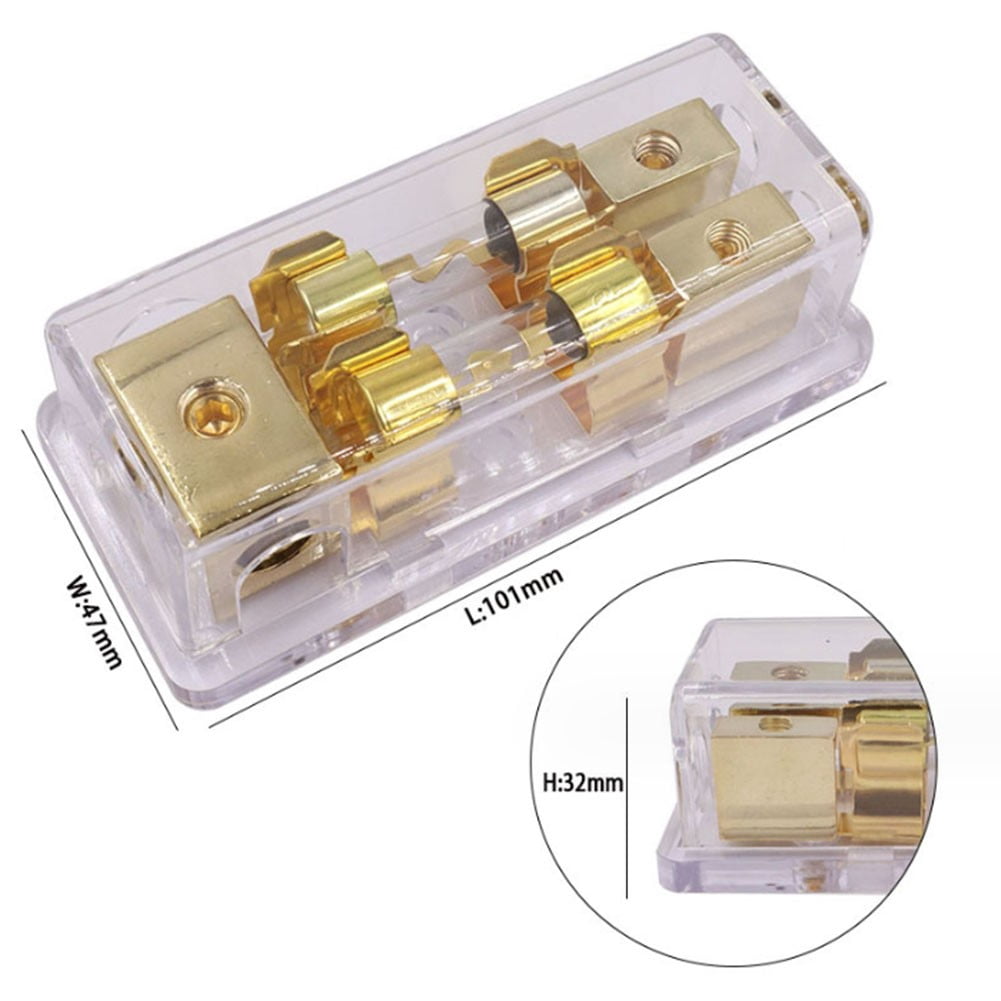 Fuse Holders 2/3/4 Position Agu Fuse Holder Instrument Bracket Distribution Block Fuse 60A Electrical Equipment Fuse Accessories
