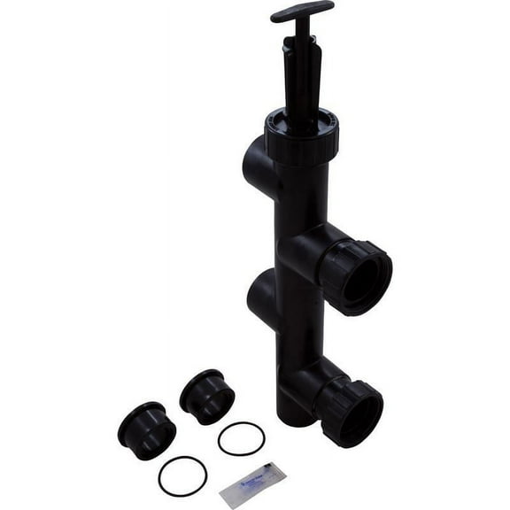 Pentair | 263052 Black 8-Inch Push Pull Valve Replacement Pool/Spa Sand and D.E. Filter