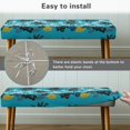 thumbnail image 6 of XYZCANDO Soft Bench Covers for Home Dining Room, Polyester Spandex Stretch Dining Bench Covers with Machine Washable, 6 of 9