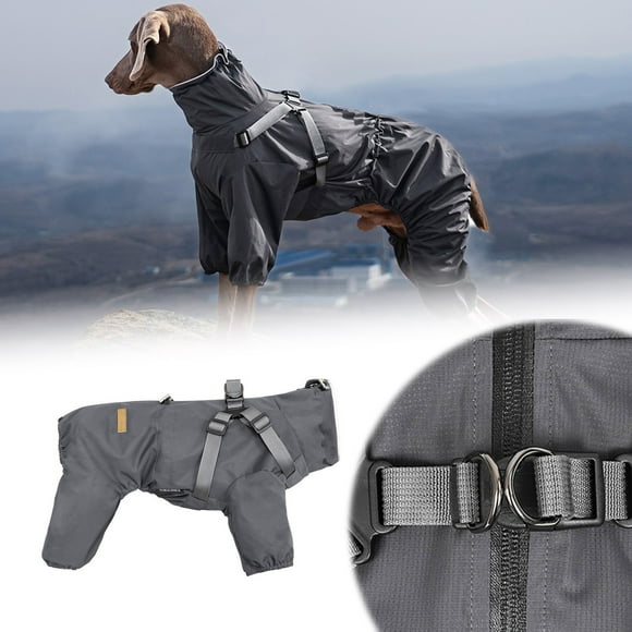 Hearth & Gear Full Coverage Dog Raincoat With Four Leg | All Weather Pet Raincoat For Small To Medium Dogs ( For Teddy Corgi) Dummy Accessories Dog Travel Bowl With Lid For Big Dogs Accessories Small