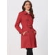 thumbnail image 2 of Día de San Patricio Chaqueta De Gabardina De Gamuza Sintética Con Muesca Para Mujer Blazer De Solapa Pico Con Solapa De Tormenta Rojo M, 2 of 6