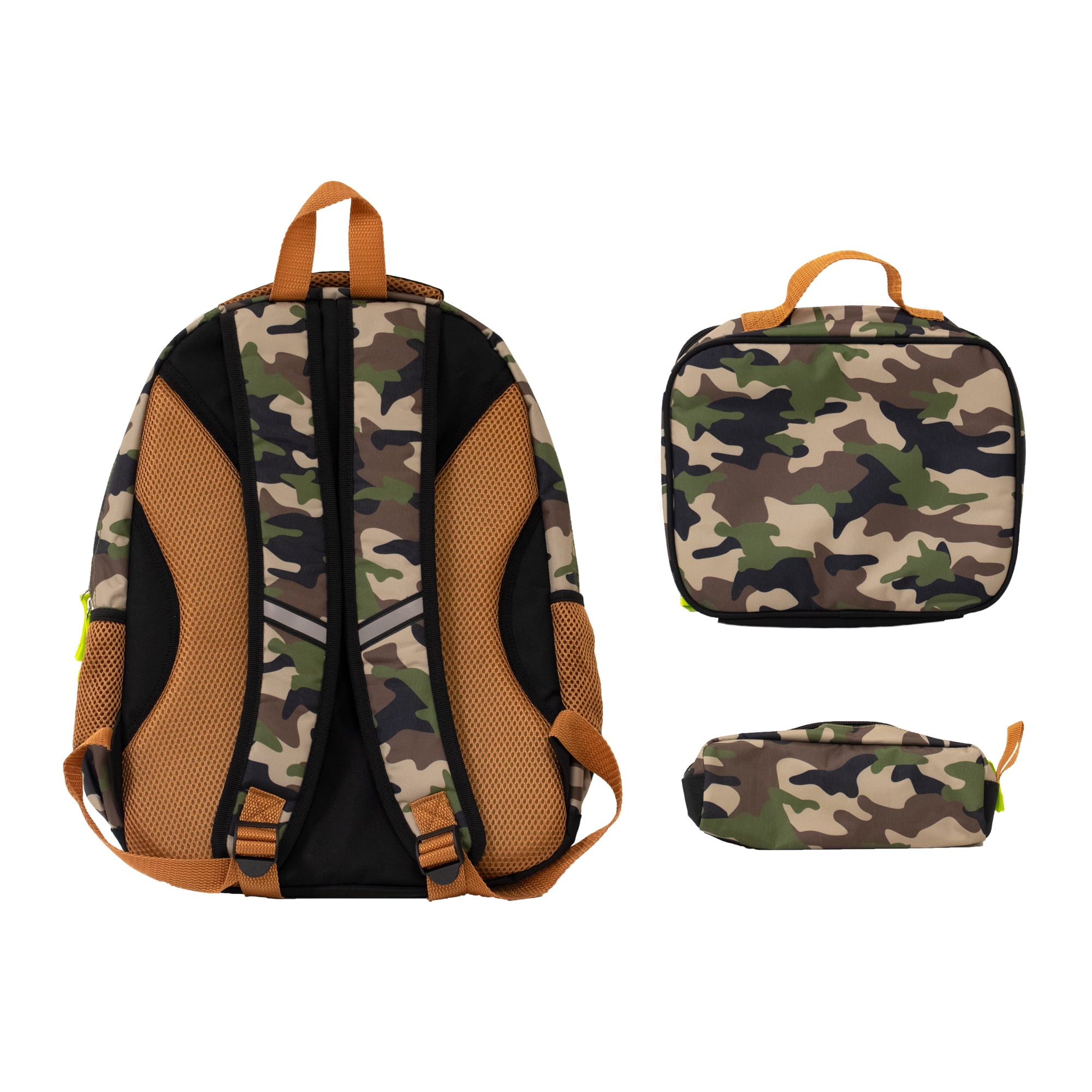 Free Shipping Western Chief Kid s Camo Backpack Bundle with Lunch Box and Pencil Pouch Walmart