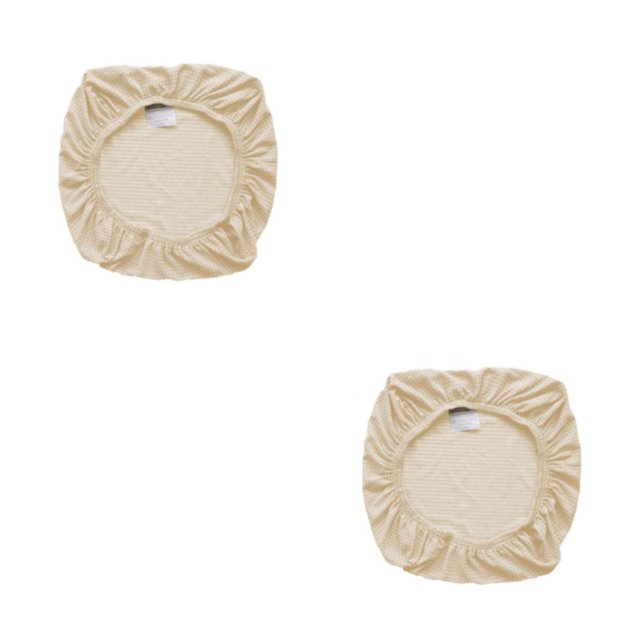 Funda de cojín Naiovety para silla antideslizante 2piezas Leche blanca