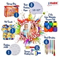 thumbnail image 1 of Juego de pintura para niños pequeños J MARK - Juego de 38 piezas con deleta artística, 6 p J MARK J MARK, 1 of 2