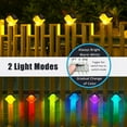 thumbnail image 2 of LINLIN Hanging Solar Lights Waterproof Colour Changing Solar Lantern Outdoor Lights Garden Fence Lights Wall Lights for Patio Tent Porch Yard Fence Deck, 2 of 7